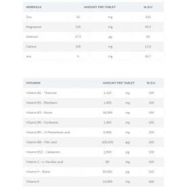 Chevron Nutrition MineralVit EXTRA 90 tabliet Chevron Nutrition